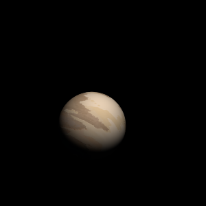 The artist's impression of Kepler-439 b artist's rendition