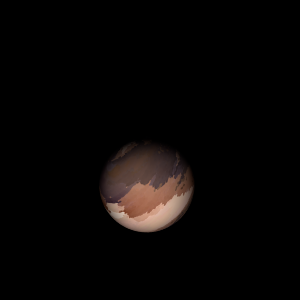 The artist's impression of Kepler-444 d artist's rendition