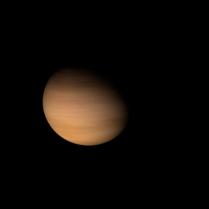 The artist's impression of Kepler-445 b artist's rendition