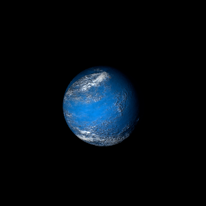 The artist's impression of Kepler-445 d artist's rendition
