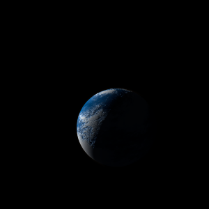 The artist's impression of Kepler-448 b artist's rendition