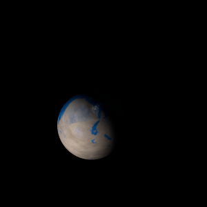 The artist's impression of Kepler-449 Ac artist's rendition