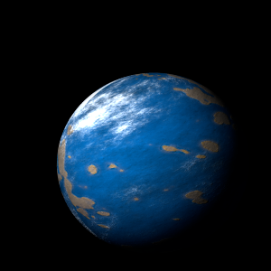 The artist's impression of Kepler-450 c artist's rendition