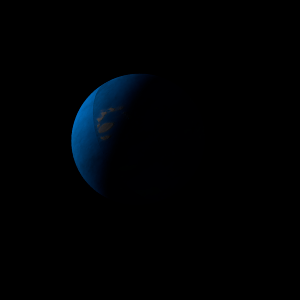 The artist's impression of Kepler-457 c artist's rendition