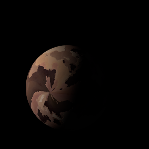 The artist's impression of Kepler-457 d artist's rendition