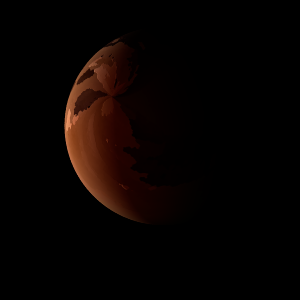 The artist's impression of Kepler-464 b artist's rendition