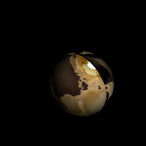 The artist's impression of Kepler-488 b artist's rendition