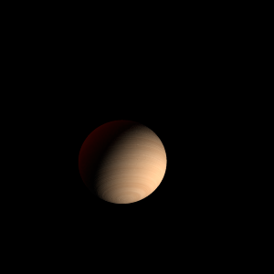 The artist's impression of Kepler-48 e artist's rendition