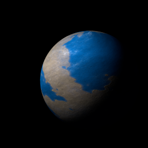 The artist's impression of Kepler-48 f artist's rendition