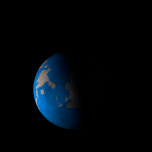 The artist's impression of Kepler-49 d artist's rendition