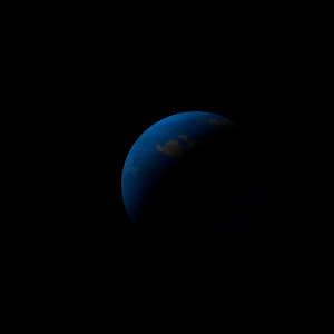 The artist's impression of Kepler-501 b artist's rendition