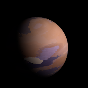 The artist's impression of Kepler-504 Ab artist's rendition