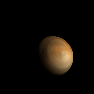 The artist's impression of Kepler-50 c artist's rendition