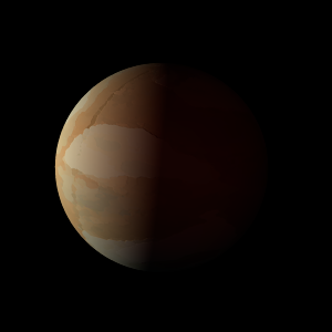 The artist's impression of Kepler-514 Ab artist's rendition