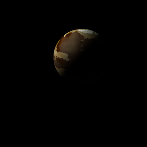 The artist's impression of Kepler-517 Ab artist's rendition