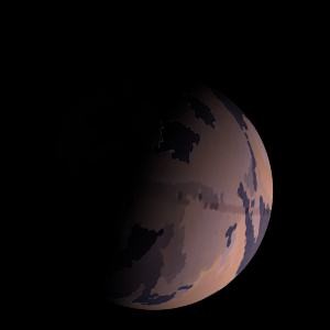 The artist's impression of Kepler-518 b artist's rendition