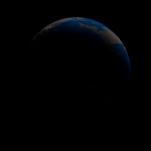 The artist's impression of Kepler-519 Ab artist's rendition