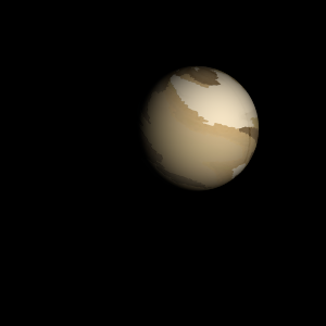 The artist's impression of Kepler-526 Ab artist's rendition