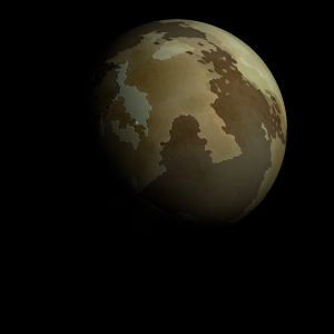 The artist's impression of Kepler-528 b artist's rendition