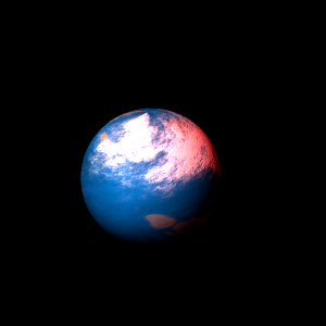 The artist's impression of Kepler-530 Ab artist's rendition