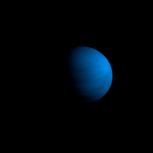 The artist's impression of Kepler-534 b artist's rendition