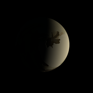 The artist's impression of Kepler-542 b artist's rendition