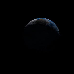 The artist's impression of Kepler-544 b artist's rendition