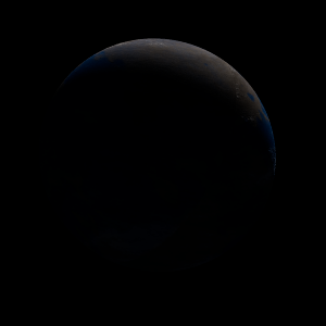 The artist's impression of Kepler-545 b artist's rendition