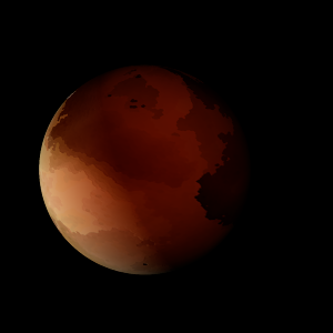 The artist's impression of Kepler-547 b artist's rendition