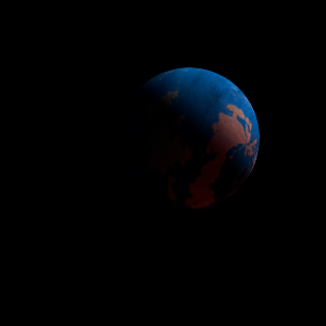 The artist's impression of Kepler-549 Bc artist's rendition