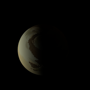 The artist's impression of Kepler-549 c artist's rendition