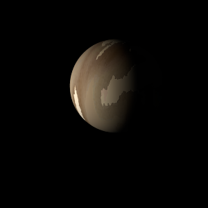 The artist's impression of Kepler-560 Bb artist's rendition