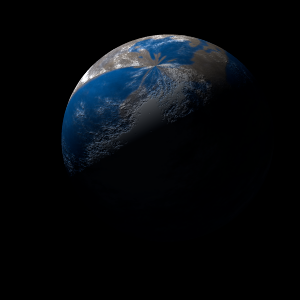 The artist's impression of Kepler-564 b artist's rendition