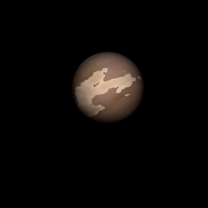 The artist's impression of Kepler-576 b artist's rendition