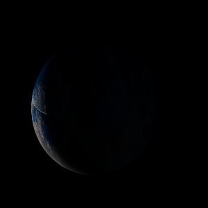 The artist's impression of Kepler-590 b artist's rendition