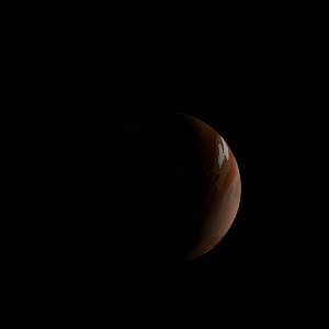 The artist's impression of Kepler-594 b artist's rendition