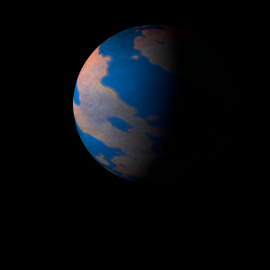 The artist's impression of Kepler-603 c artist's rendition