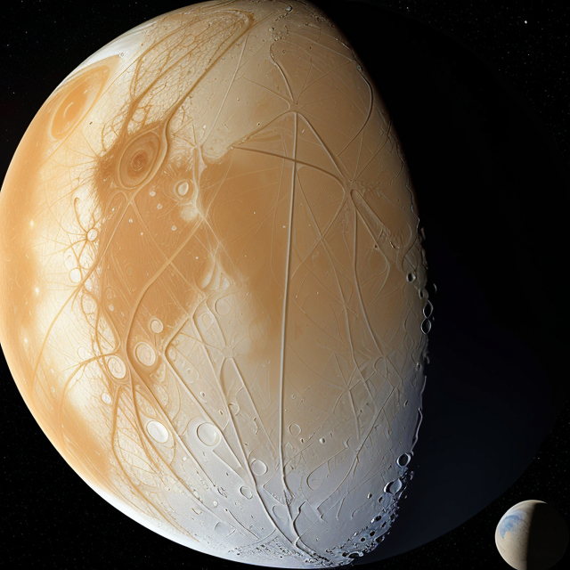 The artist's impression of Kepler-603 d artist's rendition