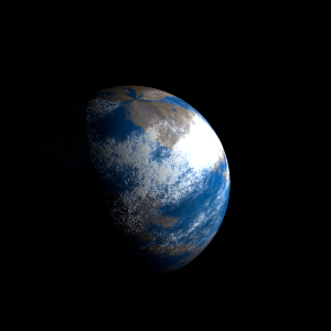 The artist's impression of Kepler-606 b artist's rendition