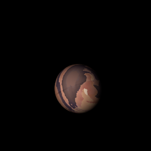 The artist's impression of Kepler-614 Ab artist's rendition