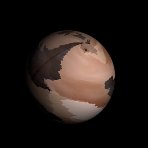 The artist's impression of Kepler-616 c artist's rendition