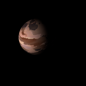 The artist's impression of Kepler-626 Ab artist's rendition