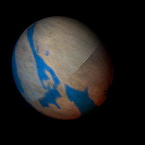 The artist's impression of Kepler-626 b artist's rendition