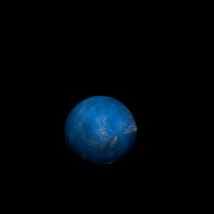 The artist's impression of Kepler-62 d artist's rendition