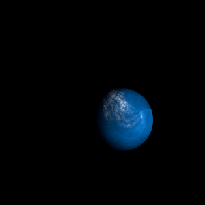 The artist's impression of Kepler-633 b artist's rendition