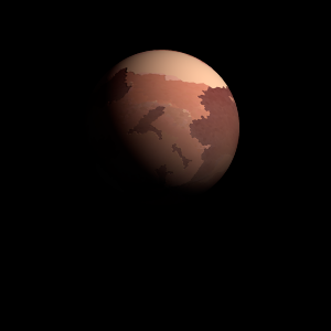 The artist's impression of Kepler-634 b artist's rendition