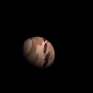 The artist's impression of Kepler-648 b artist's rendition
