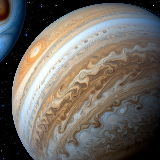 The artist's impression of Kepler-64 (AB) b artist's rendition