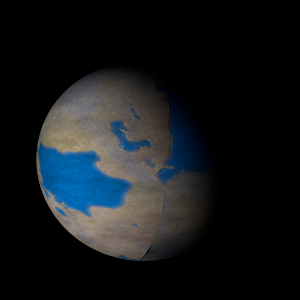 The artist's impression of Kepler-653 b artist's rendition
