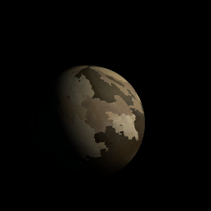 The artist's impression of Kepler-658 b artist's rendition